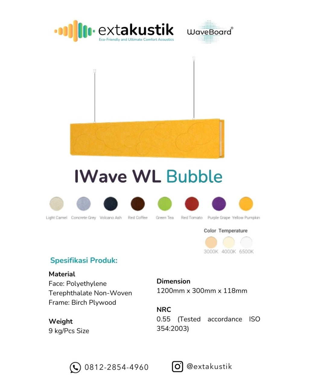 WAVEBOARD IWAVE WL BUBBLE (EXTAKUSTIK) WAVEBOARD IWAVE WL BUBBLE (EXTAKUSTIK)